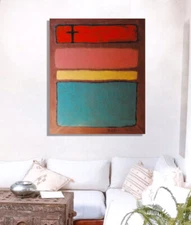 Mark Rothko inspired￼, 72” X 60”,extra Large,abstract, XXL, Painting, Giant 48