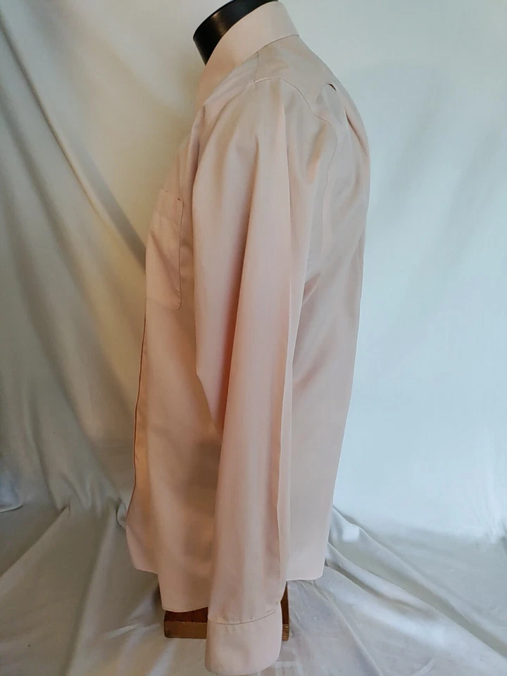 Camisa de vestir para hombre Nordstrom sin arrugas cuidado inteligente ajuste tradicional 16.5 35 COMO NUEVA Foto 3 de 4