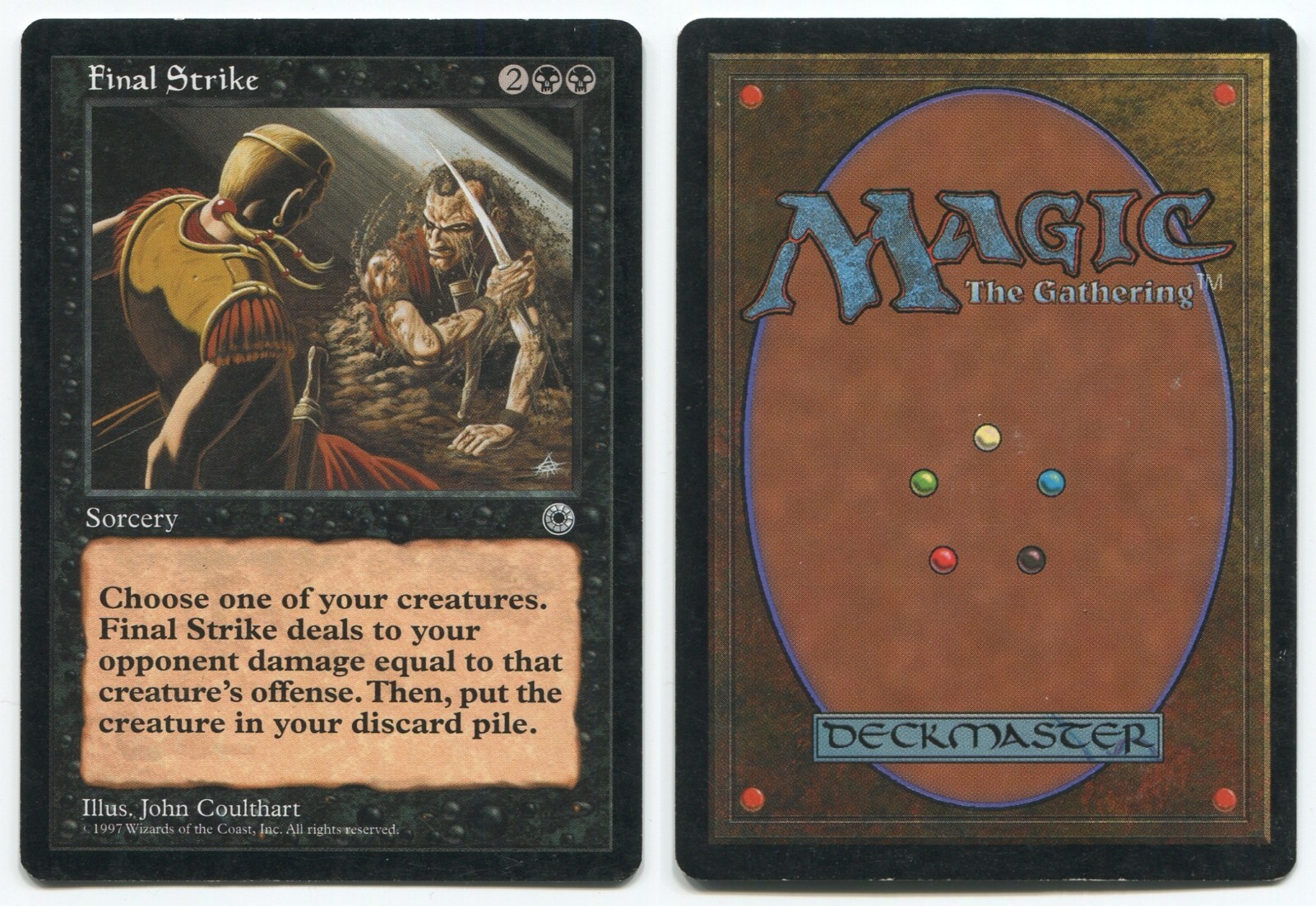1997 Magic The Gathering (MTG) - Portal: Final Strike (Rare)