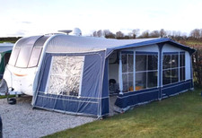 Isabella Ventura Atlantic Awning Size 14 975-1000cm Fibre Poles/curtains Vgc