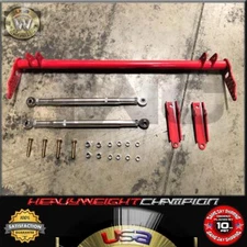 Pro Series Red 92-00 Honda Civic EG EK 94-01 Integra Traction Bar B16 B18 D16