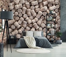 3D Kork Holz C509 Tapete Wandbild Fototapete Abnehmbarer Assaf Frank Ann