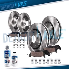 10pc 4WD Front Rear Brake Rotors Pads for 2011-2015 Hyundai Tucson Kia Sportage