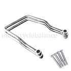 Saddle Bag Support Brackets Bars Chrome 1995-up Honda Shadow Ace Sabre VT1100 C2