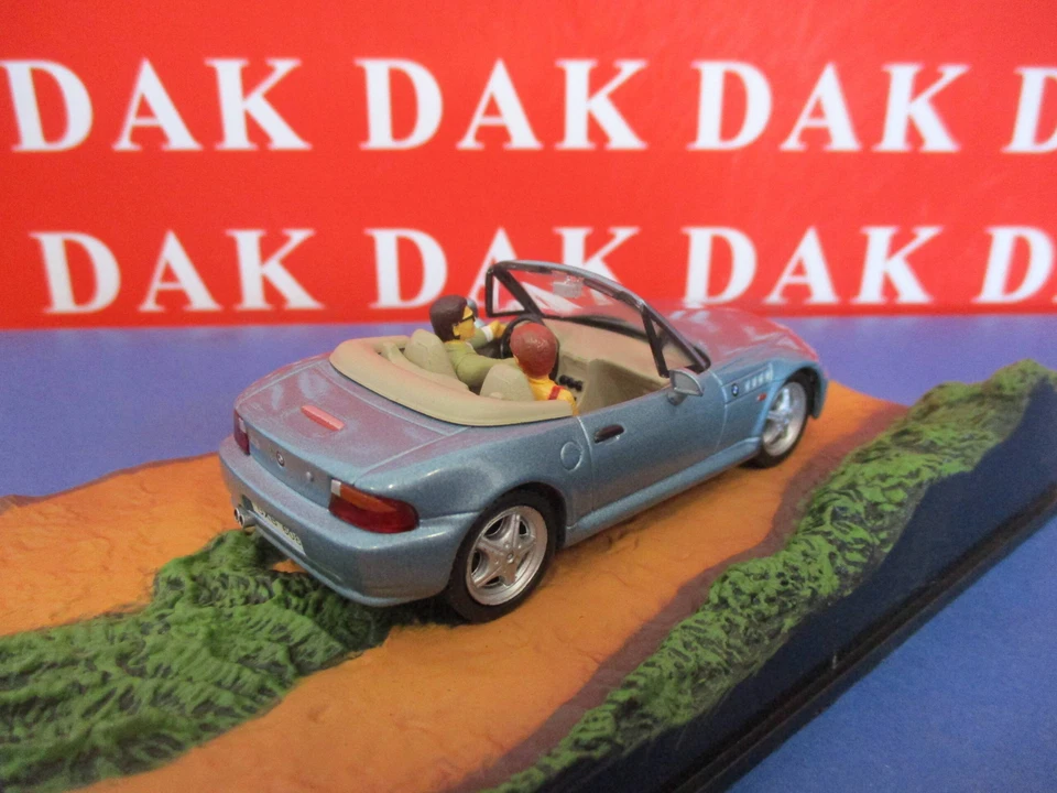 Die cast 1/43 Modellino Auto 007 James Bond BMW Z3 Spider - Goldeneye - Immagine 3 di 4