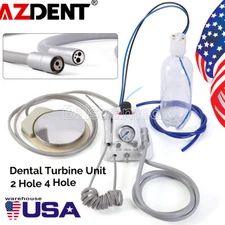 Portable Dental Turbine Unit with Weak Suction Work with Air Compressor 2/4H USA