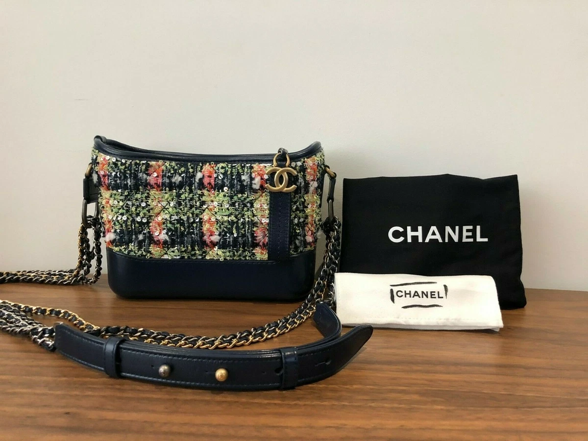 Chanel Large Tweed Gabrielle Hobo - Black Shoulder Bags, Handbags