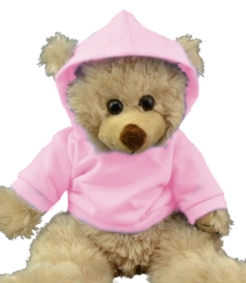 TEDDY MOUNTAIN Rosa Hoodie Hoody Oberteil 16" Teddybär Kleidung Outfit Fit Build a Bear