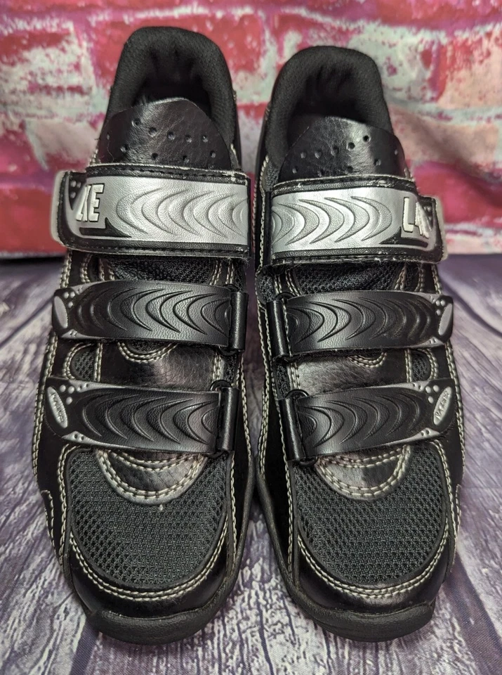 Zapatos de ciclismo LAKE MTB MTB tacos MX165 para mujer 7 para hombre 6 38,5 negros 2 pernos $120 Foto 4 de 4