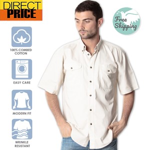 short sleeve button down business casual