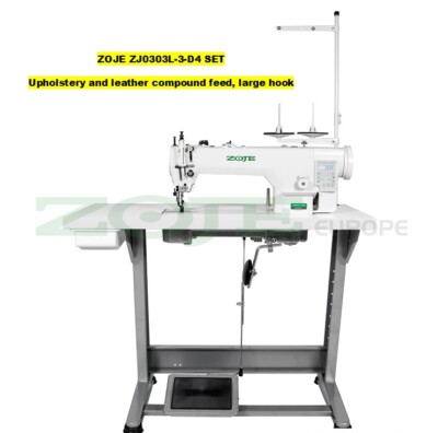 ZOJE ZJ0303L-3-D4 Upholstery and leather lockstitch machine compound feed DE