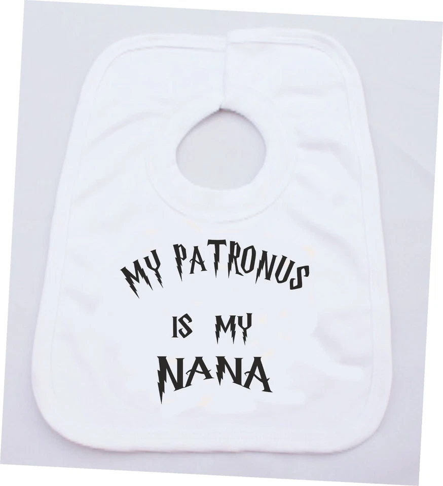 MAGIC MOMENTS PERSONALISIERT MY PATRONUS IS MY NANA HARRY POTTER LUSTIGE BAUMWOLLE BABYWESTE ODER LÄTZCHEN