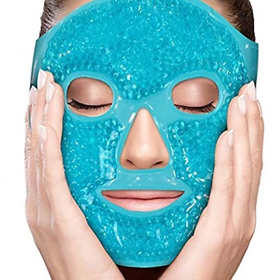 Gel Facial Mask Get Rid of Puffy Eyes, Migraine Relief, Sleeping, Travel
