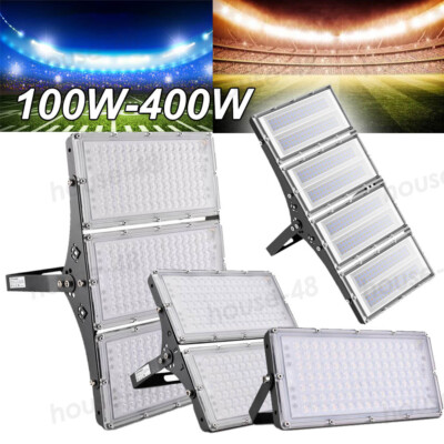 100-400Watt LED Flood Light Outdoor Spotlight Garden Yard Lamp Stadium Lighting