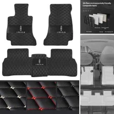 For Lincoln MKC-MKS-MKT-MKX-MKZ All Weather Car Floor Mats Foot Pads Carpet Auto