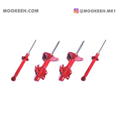 Mookeeh MK1 Performance Stiff & Shorter Front & Rear Gas Shocks Struts GS313233