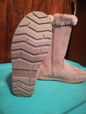 Girls' Hart Shearling Boots Cat  Jack Size 1 Gray