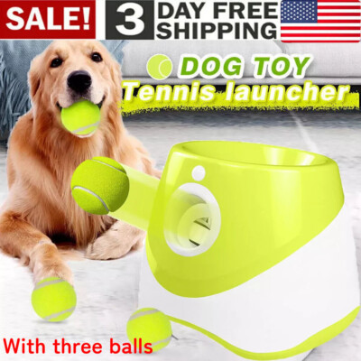 Automatic Dog Ball Launcher Pet Play Toys Ball Thrower Fetch