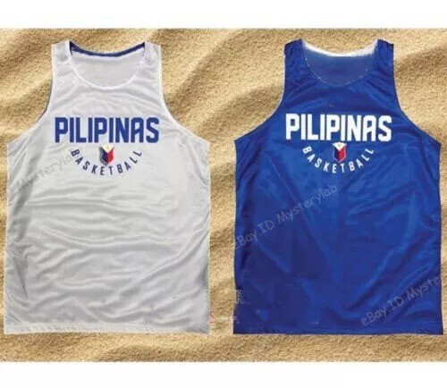 Retro Clarkson #6 Pilipinas Basketball Jersey Training Shirts White Blue Custom - Picture 1 of 5