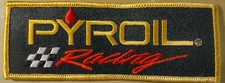 Pyroil Racing Patch 5.5 x 2 in. Iron On Motor Oil Advertising Car NOS | C4