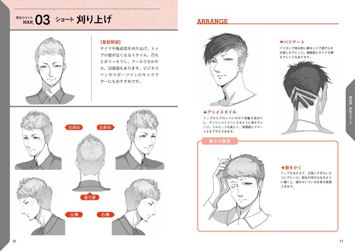 How To Draw Manga Anime Hairstyle Reference Book