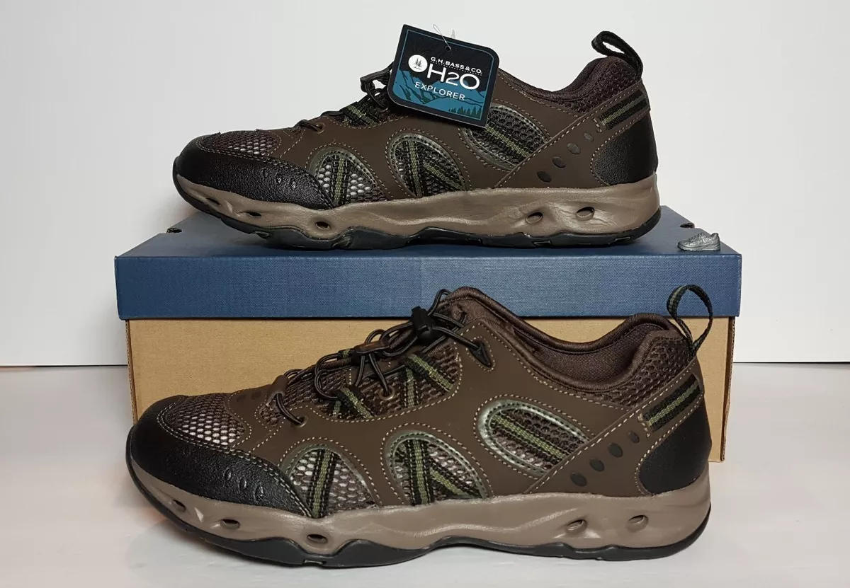 G H BASS MEN S SEAPORT SNEAKER WATER SHOES SIZE 10 NEW BOX 0112