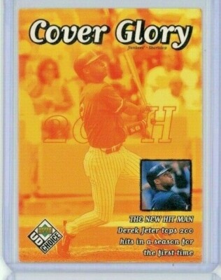 1999 UD Choice Derek Jeter Cover Glory #33 - New York Yankees - HOF - MINT
