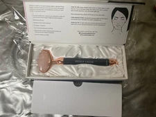 Angela Caglia Vibrating Rose Quartz Sculpting Roller- RETAIL 195.00