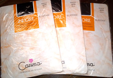 3 Pairs Carima Stretch Setified Tights 15 Denier Black Size 4th