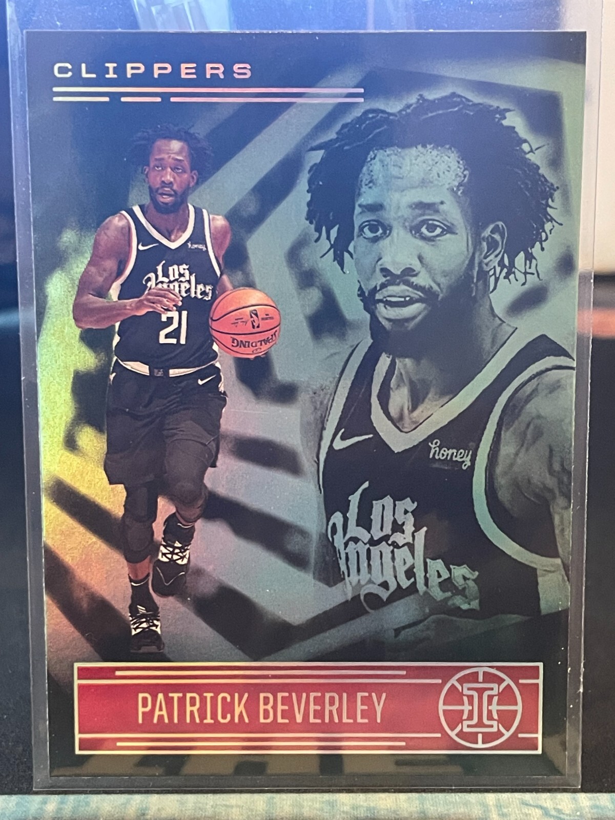 2020-21 Panini Illusions Emerald #139 Patrick Beverley