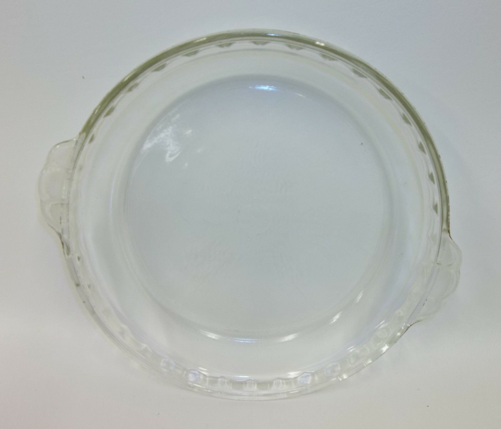 Vintage Pyrex 229 Clear Glass Scalloped Fluted Edge Pie Plate eBay