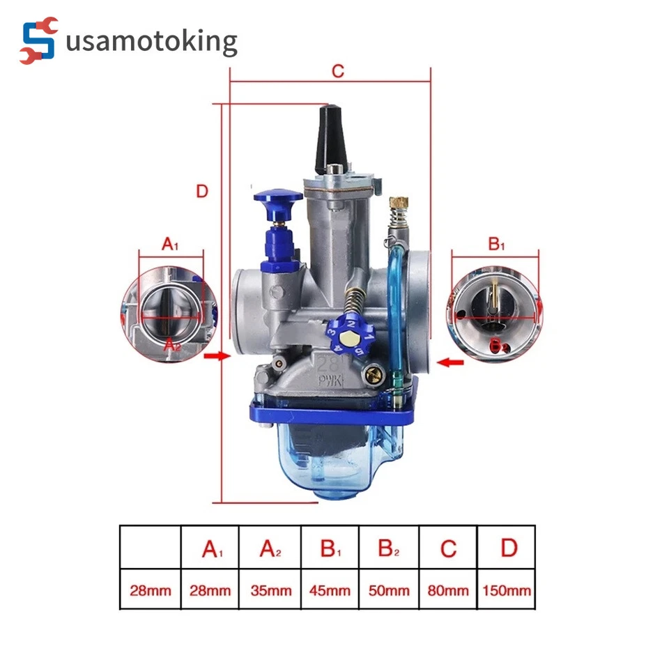 Carburador Performance Racing para Honda CR80 CR80R CR80RB CR85R CR85RB NUEVO Foto 4 de 4