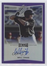 2016 Leaf Metal Draft Purple Prismatic 7/20 Will Craig #BA-WC1 Auto 2a9