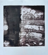 GERALD WOODS 1942-2004 Ltd Edition vintage ETCHING 1/15 "Ironbridge iii" 1960