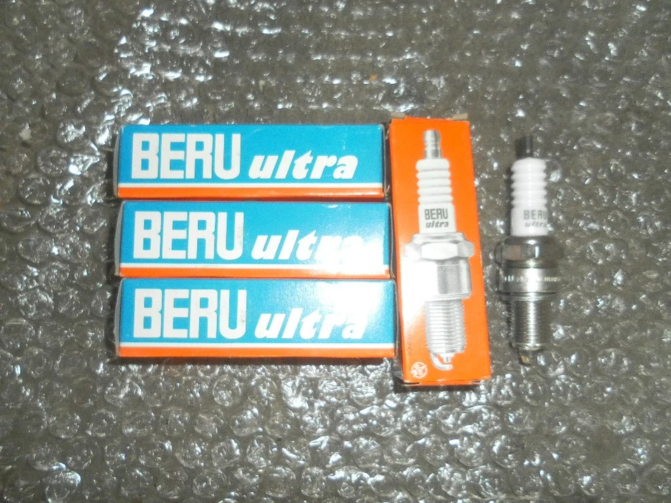 Audi 100 C1 Zündkerzen Beru Ultra 14-5 DUO Porsche 924 Alfa 33 BMW 1800TI - Bild 1 von 1