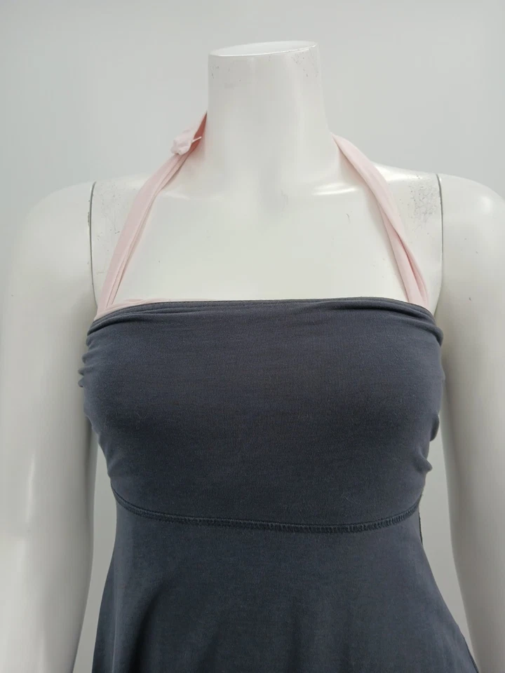 Платье женское Lululemon размер 2 серое розовое с бретелью через шею двустороннее - Изображение 3 из 4