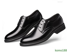 Men's Lace Up Pointed Toe Faux Leather Oxfords Casual Business Dress Prom Shoes