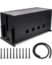 Large Wooden Cable Management Box, Cord Power Strip Hider Size: 14.2"x 6"x 6.3"