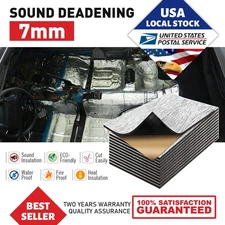 37sqft Car Sound Noise Insulation Mat Deadening Deadener Heat Proofing Audio MAT