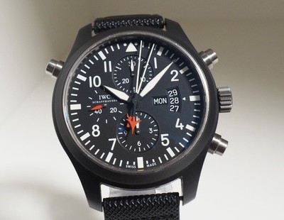 IWC Doppelchronograph Top Gun Keramik, Ref. 3799, Papiere, UPE* 12.900,- EURO