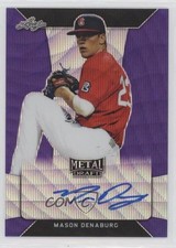 2018 Leaf Metal Draft Purple Wave 6/15 Mason Denaburg #BA-MD1 Auto 4h5