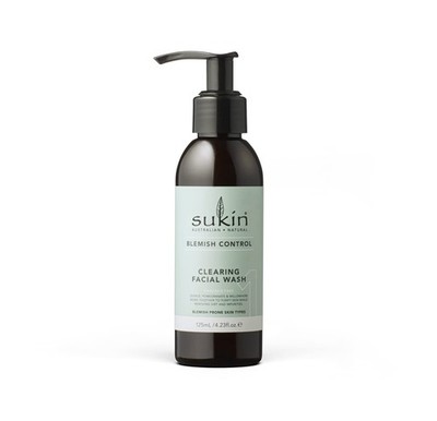 Sukin Blemish Control klärende Gesichtsreinigung 125 ml (1er Pack), klar 