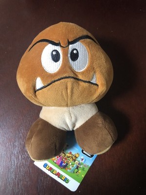 Super Mario - Goomba (Junior) Plush - Tomy - Club Mocchi Mocchi Series NWT 6 
