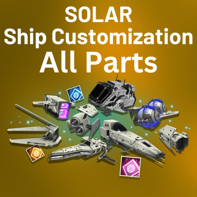No Mans Sky Solar Ship Customization Bundle - All Parts   PC, XBOX,PS4 & PS5