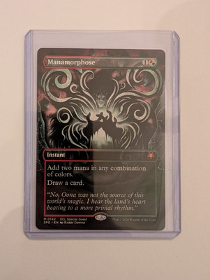 Magic The Gathering MtG Manamorphose Borderless Lorwyn Eclipsed Mythic M 0142