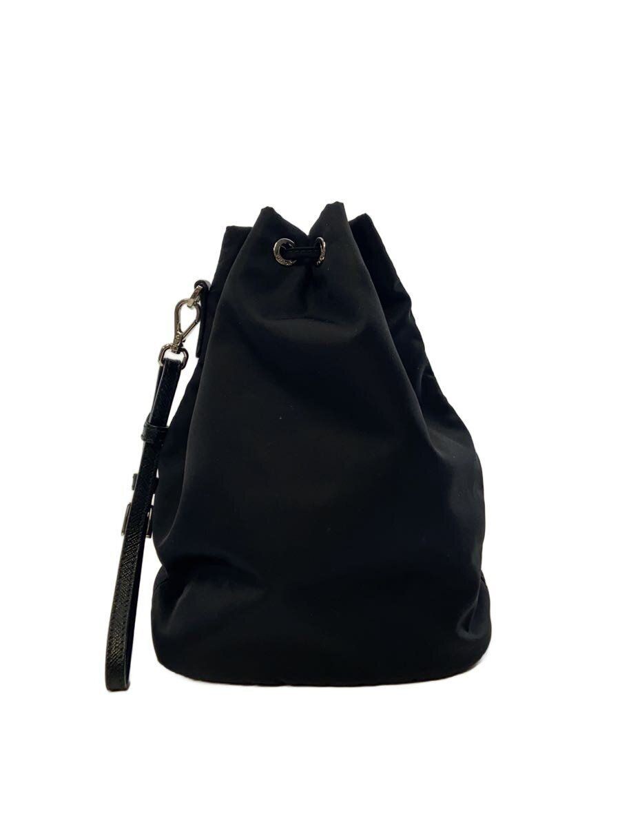 PRADA Pouch Re-nylon Drawstring Triangular Plate … - image 3