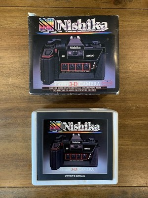 Nishika N8000 35mm Quadrascopic Stereo 3D Lenticular Camera for