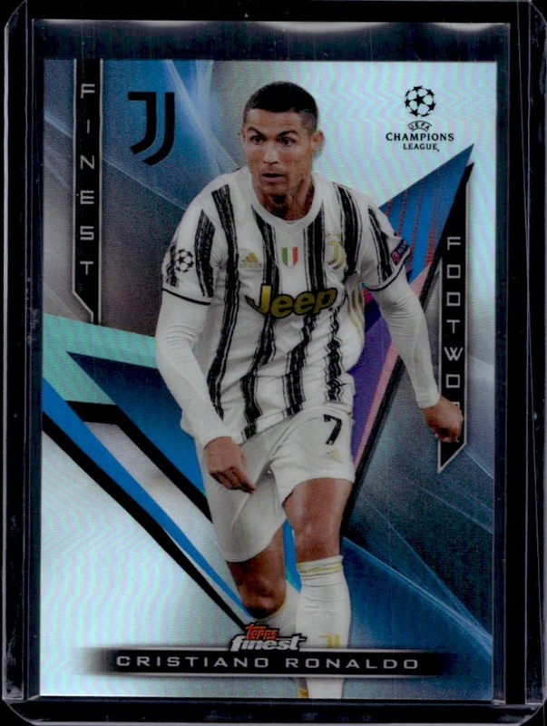 2020 Topps Finest UEFA Cristiano Ronaldo Footwork #FF-7 Juventus