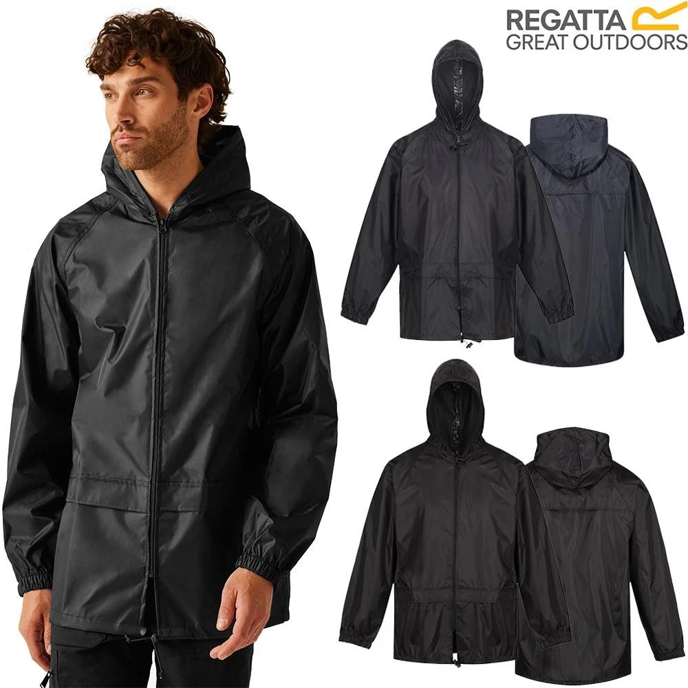 Regatta Stormbreak Waterproof Jacket Windproof Mens Womens Hooded Rain Coat