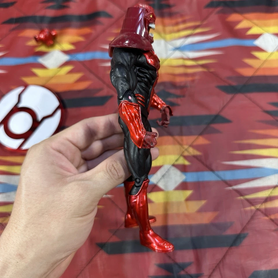 Boneco de ação DC Direct Blackest Night Series 1 Red Lantern Atrocitus 7” polegadas - Imagem 3 de 4